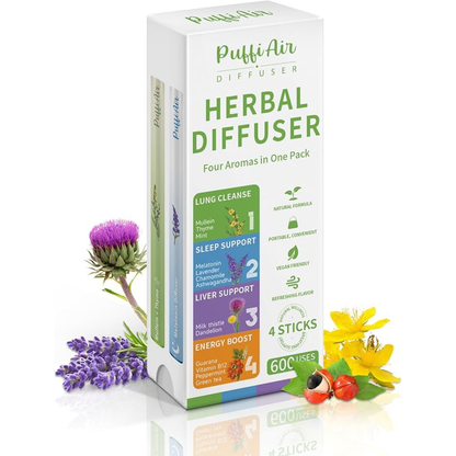 PuffiAir Herbal Diffuser (Pack of 4) BAIT AL JADEED